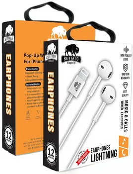 אוזניות חיבור iPhone מבית באפאלו.