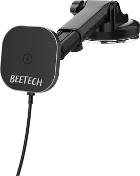 מעמד רכב MagSafe עם טעינה אלחוטית 15W דגם W9-X6 מבית BeeTech.