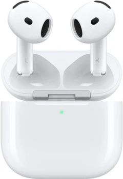 אוזניות אלחוטיות Apple AirPods 4 - כולל מארז טעינה בחיבור USB-C